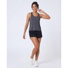 image:image5 Pack Womens Racerback Crop Tank Tops Dry Fit Workout Athletic Gym YogaSolid Black  Solid Black  Solid Navy Blazer  Solid Quiet Shade  Solid Ultimate Grey