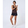 image:image5 Pack Womens Racerback Crop Tank Tops Dry Fit Workout Athletic Gym YogaSolid Black  Solid Chocolate Torte  Solid Coffee Quartz  Solid Moonbeam  Solid Bright White