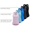 image:image5 Pack Womens Tank Tops Open Back Workout Shirts Athletic Gym Running YogaSet 1