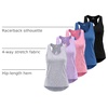 image:image5 Pack Womens Tank Tops Open Back Workout Shirts Athletic Gym Running YogaSet 2