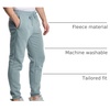 image:imageReal Essentials 3 Pack Mens Cotton Fleece Jogger Sweatpants  Casual Comfy Athletic Pants with Pockets Big amp TallSet 5