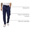 image:imageReal Essentials 3 Pack Mens Tech Fleece Open Bottom Cargo Sweatpants with Pockets Available in Big amp TallSet 1
