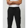 image:imageReal Essentials 3 Pack Mens Tech Fleece Open Bottom Cargo Sweatpants with Pockets Available in Big amp TallSet 2