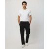 image:imageReal Essentials 3 Pack Mens Tech Fleece Open Bottom Cargo Sweatpants with Pockets Available in Big amp TallSet 2