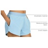 image:imageReal Essentials 4 Pack Womens 3 DryFit Dolphin Running Shorts with PocketsAthletic Gym Workout Basketball Sports ShortsSet 5