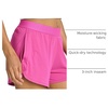 image:imageReal Essentials 4 Pack Womens 3 DryFit Dolphin Running Shorts with PocketsAthletic Gym Workout Basketball Sports ShortsSet 6
