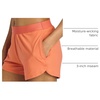 image:imageReal Essentials 4 Pack Womens 3 DryFit Dolphin Running Shorts with PocketsAthletic Gym Workout Basketball Sports ShortsSet 7