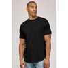 image:imageReal Essentials 5 Pack Mens Cotton Hipster Curved Hem Droptail Tee  Premium Longline TShirts with Long Tail Drop CutSet 5