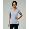 image:imageReal Essentials 5 Pack Womens DryFit Short Sleeve V Neck T Shirt Workout Fitness Yoga Top Tee Available in Plus SizeSet 16