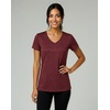 image:imageReal Essentials 5 Pack Womens DryFit Short Sleeve V Neck T Shirt Workout Fitness Yoga Top Tee Available in Plus SizeSet 2
