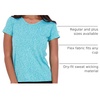 image:imageReal Essentials 5 Pack Womens DryFit Short Sleeve V Neck T Shirt Workout Fitness Yoga Top Tee Available in Plus SizeSet 8