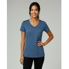 image:imageReal Essentials 5 Pack Womens DryFit Short Sleeve V Neck T Shirt Workout Fitness Yoga Top Tee Available in Plus SizeSet 8