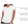 image:imageReal Essentials 5 Pack Womens DryFit Short Sleeve V Neck T Shirt Workout Fitness Yoga Top Tee Available in Plus SizeSet 9