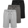 Solid Black  Charcoal Heather  Grey Heather
