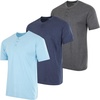 image:image3 Pack Mens Cotton Henley Shirts Short Sleeve Button Up Casual Work LoungeShort Sleeve  Set 6