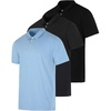 image:image3 Pack Mens Cotton Jersey Polo Shirts Short Sleeve Collared Golf AthleticSet G