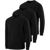 image:image3 Pack Mens Fleece Pullover Sweatshirt Long Sleeve Crewneck Soft SweaterSet 2