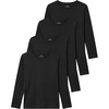 image:image4 Pack Girls Cotton Long Sleeve Shirts Crew Neck Tees Kids Teens TopsSet 1