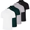 image:image4 Pack Mens Cotton Pique Polo Shirts Short Sleeve Collared Golf WorkSet 1
