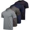 image:image4 Pack Mens Dry Fit Short Sleeve Pocket T Shirts Workout Gym Athletic TeesSet 10