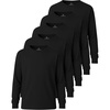 image:image5 Pack Boys Cotton Long Sleeve Jersey T Shirts Kids School Youth TeesSet 1