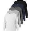 image:image5 Pack Boys Cotton Long Sleeve Jersey T Shirts Kids School Youth TeesSet 2