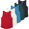 image:image5 Pack Mens Mesh Muscle Tank Tops Sleeveless Shirts Workout Gym UndershirtSet 2