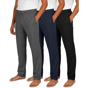 image:image3 Pack Boys Cotton Pajama Pants Open Bottom Sweatpants Kids Teens Sleep PJSet 2