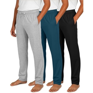 image:image3 Pack Boys Cotton Pajama Pants Open Bottom Sweatpants Kids Teens Sleep PJSet 8