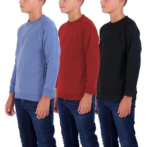 image:image3 Pack Boys Fleece Crewneck Sweatshirts Pullover Sweaters Long Sleeve KidsSet 3