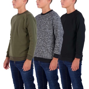image:image3 Pack Boys Fleece Crewneck Sweatshirts Pullover Sweaters Long Sleeve KidsSet 7