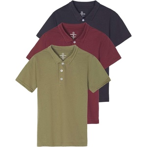 image:image3 Pack Boys Polo Shirts Short Sleeve Cotton Jersey School Uniform CollaredSet 4