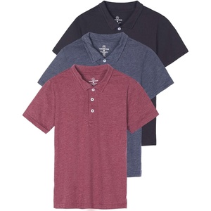 image:image3 Pack Boys Polo Shirts Short Sleeve Cotton Jersey School Uniform CollaredSet 5
