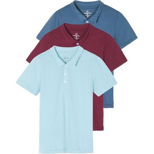 image:image3 Pack Boys Polo Shirts Short Sleeve Cotton Jersey School Uniform CollaredSet 7
