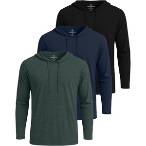 image:image3 Pack Mens Cotton Hoodies Long Sleeve Workout Casual Pullover SweatshirtSet 1