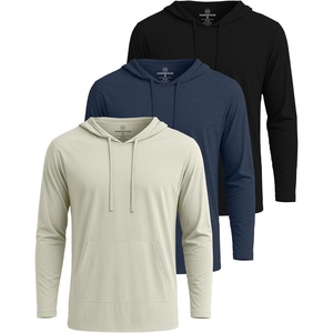 image:image3 Pack Mens Cotton Hoodies Long Sleeve Workout Casual Pullover SweatshirtSet 7