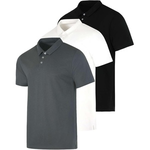 image:image3 Pack Mens Cotton Jersey Polo Shirts Short Sleeve Collared Golf AthleticSet H