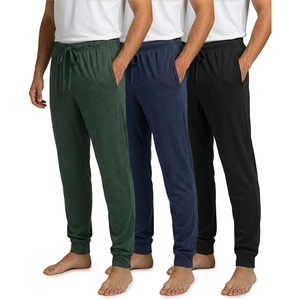 image:image3 Pack Mens Cotton Joggers Pajama Pants Comfy Sleep Lounge PJ Pockets PJsSet 1