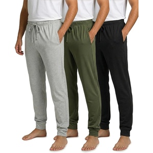image:image3 Pack Mens Cotton Joggers Pajama Pants Comfy Sleep Lounge PJ Pockets PJsSet 3