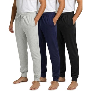 image:image3 Pack Mens Cotton Joggers Pajama Pants Comfy Sleep Lounge PJ Pockets PJsSet 4