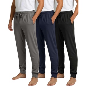 image:image3 Pack Mens Cotton Joggers Pajama Pants Comfy Sleep Lounge PJ Pockets PJsSet 9