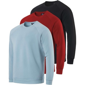 image:image3 Pack Mens Fleece Pullover Sweatshirt Long Sleeve Crewneck Soft SweaterSet 3