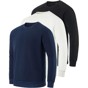 image:image3 Pack Mens Fleece Pullover Sweatshirt Long Sleeve Crewneck Soft SweaterSet 4
