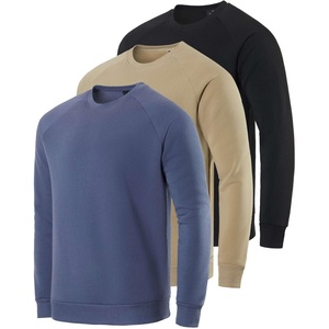 image:image3 Pack Mens Fleece Pullover Sweatshirt Long Sleeve Crewneck Soft SweaterSet 7