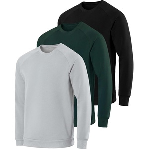 image:image3 Pack Mens Fleece Pullover Sweatshirt Long Sleeve Crewneck Soft SweaterSet 8