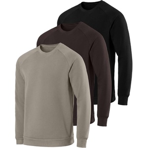 image:image3 Pack Mens Fleece Pullover Sweatshirt Long Sleeve Crewneck Soft SweaterSet 9