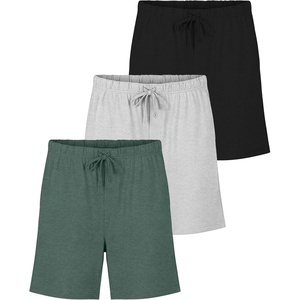 image:image3 Pack Mens Pajama Shorts Sleep Lounge Cotton Sleepwear PJ Bottoms PocketsSet C