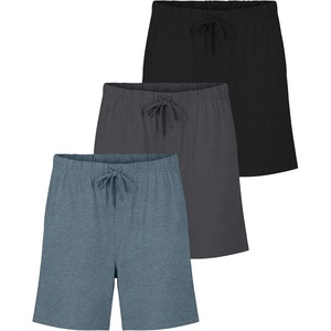 image:image3 Pack Mens Pajama Shorts Sleep Lounge Cotton Sleepwear PJ Bottoms PocketsSet E