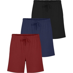 image:image3 Pack Mens Pajama Shorts Sleep Lounge Cotton Sleepwear PJ Bottoms PocketsSet J