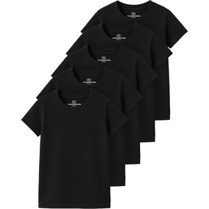 image:image4 Pack Girls Cotton Tshirts Short Sleeve Crew Neck Tees Kids Teens TopsSet 7